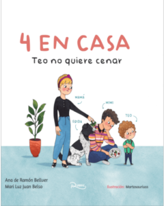 Portada del libro 4 en casa